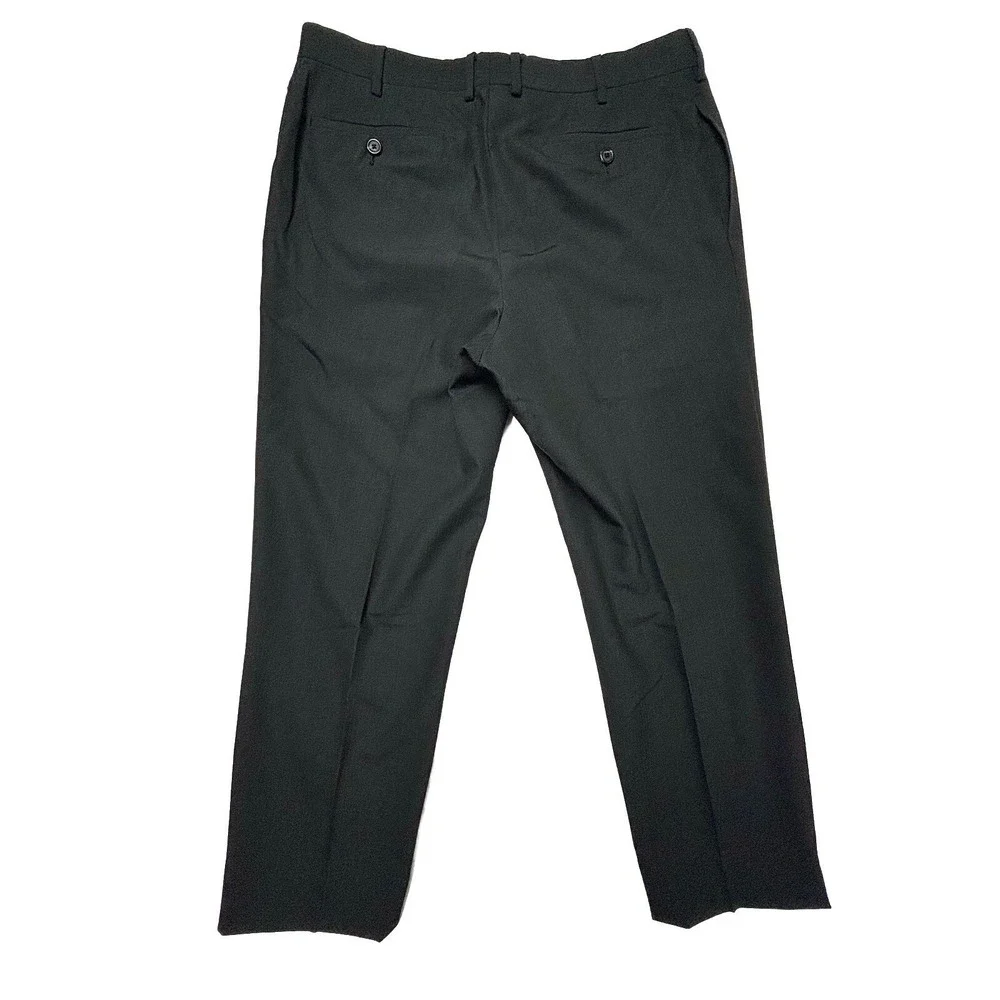 Prada Black Dress Trouser Pants Mens 54R 31X27‎ Luxury Business Formal Italy GUC